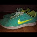 Nike Shoes | Bright Blue And Neon Yellow Nike Running Shoes | Color: Blue/Yellow | Size: 9