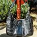 Coach Bags | Black Patent Leather Bag With Embroidered Coach Cs | Color: Black/Silver | Size: Os