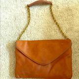 J. Crew Bags | Brown Genuine Leather Jcrew Shoulder Bag | Color: Brown | Size: Os