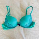 Victoria's Secret Intimates & Sleepwear | Beautiful Victoria’s Secret Very Sexy Push Up | Color: Blue/Green | Size: 34a