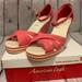 American Eagle Outfitters Shoes | American Eagle Platform Sandals | Color: Pink/White | Size: 9