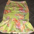 Victoria's Secret Skirts | Body By Victoria Floral Skirt | Color: Green/Pink | Size: 4