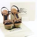 Burberry Shoes | Burberry Spring Leather Tweed Espadrille 140 | Color: Tan | Size: 10