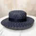 Anthropologie Accessories | Anthropologie Blue Straw Sun Hat | Color: Blue | Size: Os