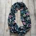 American Eagle Outfitters Accessories | American Eagle Floral Infinity Scarf I | Color: Black/Pink | Size: Os