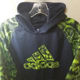 Adidas Shirts & Tops | Adidas Youth Big Boys Hoodie Size L(14/16) | Color: Blue/Green | Size: Lb