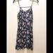 Urban Outfitters Dresses | Black Floral Dress Urban Outfitter Pins + Needles | Color: Black/Pink | Size: Xs