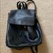 Victoria's Secret Bags | Black Leather Back Pack | Color: Black | Size: Os