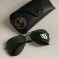 Ray-Ban Accessories | Black Polarized Ray-Ban Aviators | Color: Black | Size: Os