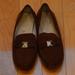 Kate Spade Shoes | Brown Kate Spade Bow Loafers, Size 7.5m, Euc | Color: Brown/Gold | Size: 7.5