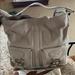 Michael Kors Bags | Authentic Michael Kors Leather Hobo Bag. | Color: Cream | Size: 14 1/4”W X 12 4/4”H X 4 3/4”D