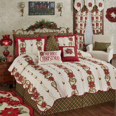 Holiday Traditions Coverlet Set, California King Holiday Bedding