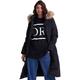 Superdry Women's Longline Quilted Everest Jacket, Black (Black A), XS (Size:8)