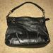 Coach Bags | Authentic Coach Black Pebbled Leather Purse | Color: Black/Silver | Size: Os