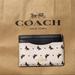 Coach Accessories | Coach Black & White Butterfly Print Card Carrier. | Color: Black/White | Size: Os