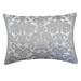 Ann Gish Chanson D'Amour Pillow /Down/Feather/Linen/Polyester in Gray | 14 H x 20 W x 3 D in | Wayfair PWCD2014-SIL