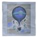 East Urban Home Julie Bisset Vintage Hot Air Balloon Poster Cotton Napkin Polyester in Blue | 22 W x 22 D in | Wayfair