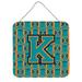 East Urban Home Football Wall Décor Metal in Green/Blue | 6 H x 6 W x 0.03 D in | Wayfair 0F84EF2FFE2F4DCC9F237C89FBABE78B