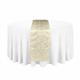 House of Hampton® Radley Falling Lilies Table Runner Polyester in White | 14 D in | Wayfair 77428076A3D445659D59DC508D14FA03