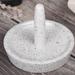 Wrought Studio™ Natural Terrazzo Ring Holder Porcelain/Velvet in Gray | 3.5 H x 4.4 W x 4.4 D in | Wayfair 6D07F99539944E5182A6716CAE64121F