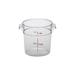 Cambro Clear Food Storage Container Plastic | 4.97 H x 5.13 W x 6.18 D in | Wayfair RFSCW1135