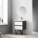 Brayden Studio® Courtnie Waterproof Ergonomic 24" Single Bathroom Vanity Set w/ Mirror Plastic | 21.81 H x 23.88 W x 18.12 D in | Wayfair