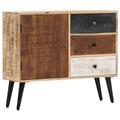 vidaXL Sideboard 88x30x73 cm Solid Mango Wood