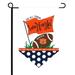 Auburn Tigers Pointed Garden Flag