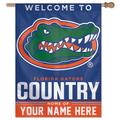 WinCraft Florida Gators Personalized 27'' x 37'' Single-Sided Vertical Banner