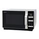 Sharp R860SLM Combination Flatbed Microwave Oven, 25 Litre capacity, 900W, Silver