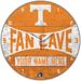 WinCraft Tennessee Volunteers Personalized 14'' Round Wall Clock