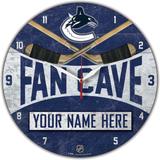 WinCraft Vancouver Canucks Personalized 14'' Round Wall Clock