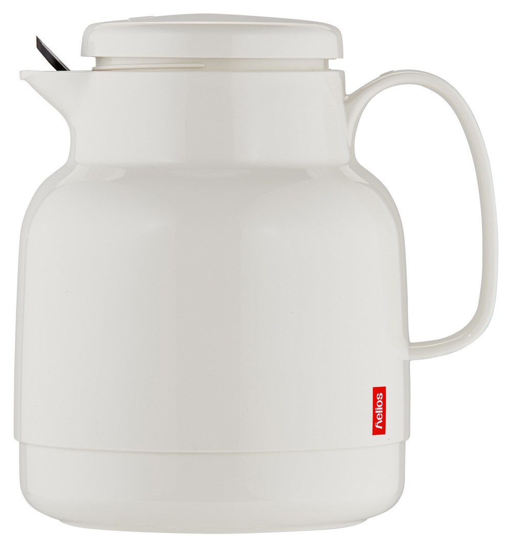 Helios Isolierkanne MONDO mit Teesieb 1,0 l weiß Image