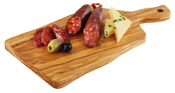 APS Servierbrett/Speisenbrett -OLIVE-25 x 16 cm, H: 1,5 cm