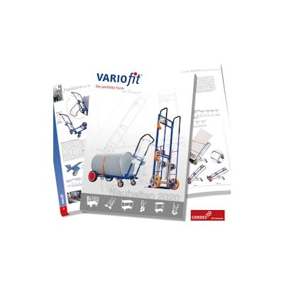 VARIOfit Elektrisch leitfähige Vollgummiräder ESD Satz Räder Lenkrolle Gummirolle Image