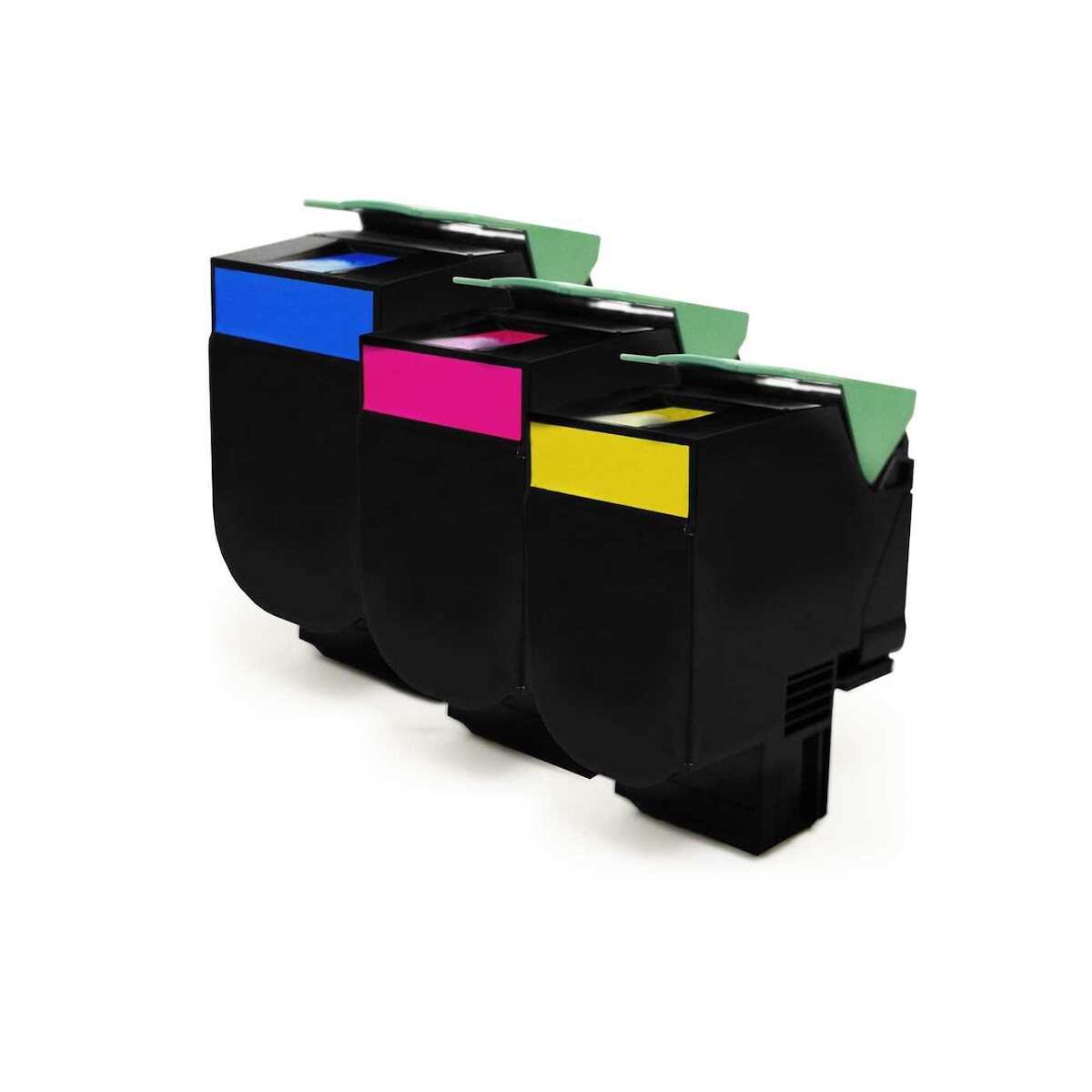 3x XXL Eurotone Toner Alternative für Lexmark 70C2HC0 702H Cyan 70C2HM0 Magenta 70C2HY0 Gelb Image