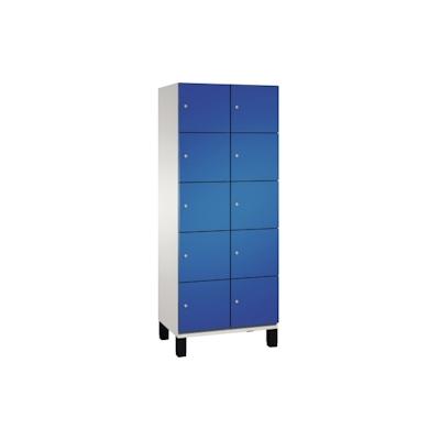 C+P Fächerschrank 4510422S10018 Füße 10Fächer B800mm lgr/ebl Image