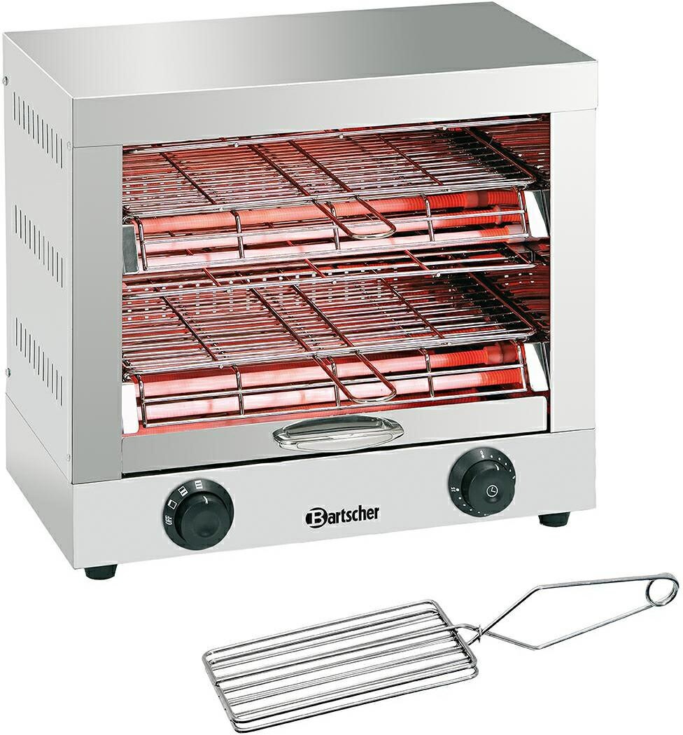 Bartscher Toast- /Überbackgerät, doppelt Image