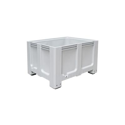 BRB Palettenbox mit 4 Füßen, LxBxH 1200x1000x760 mm, grau Image
