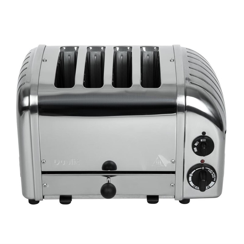 Dualit Kombi-Toaster 42174 Edelstahl 4 Schlitze Image