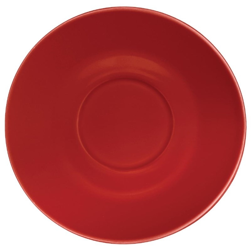 Olympia Cafe Untertassen rot 15,8cm Image