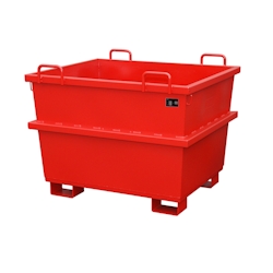 Universalcontainer UC 750 lackiert RAL3000 Feuerrot Stapler Anbaugerät Image