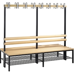 C+P Garderobenbank 8052210S10041 Schuhrost 1650x1960x756mm sgr Image