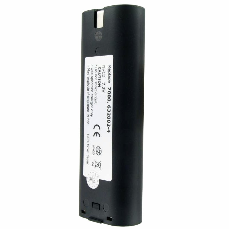 AccuCell Akku passend für Workmaster 190100, 190130, 190155, 7,2 Volt 3,0Ah NiMH Image