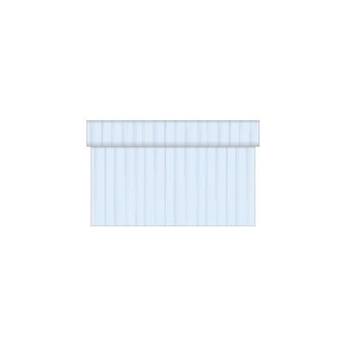 Sovie HORECA Tischläufer Streifen in Blau aus Linclass® Airlaid 40 cm x 24 m, 1 Stück – passend zu Hochzeit Taufe Kommunion