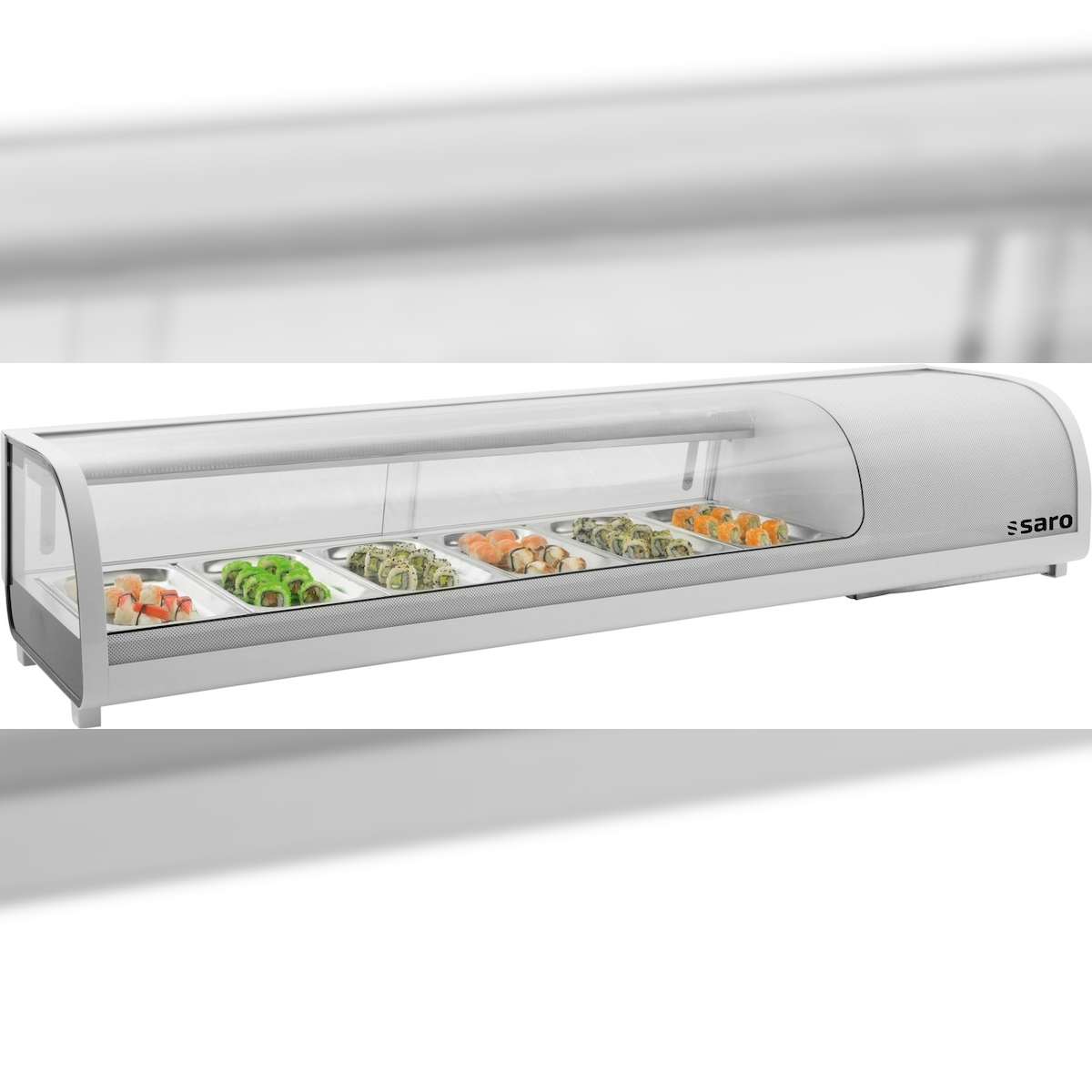 Saro Sushivitrine Modell Samira, Maße: B 1579 X T 420 X H 265 Image