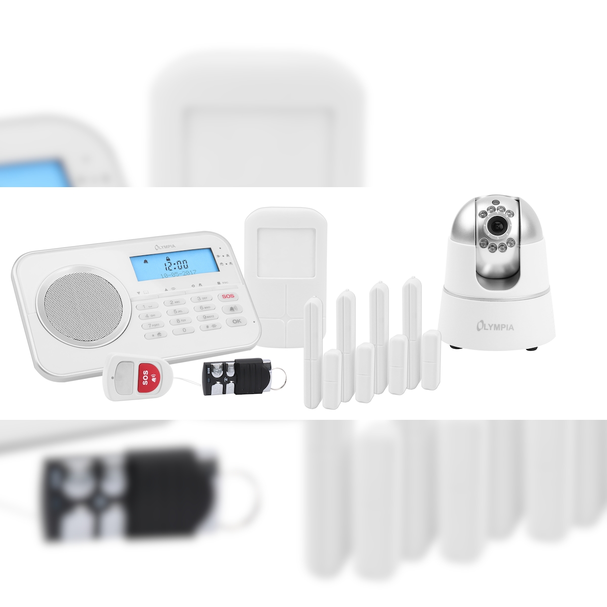 Olympia Protect 9881 Sicherheitsalarmsystem Weiß Image