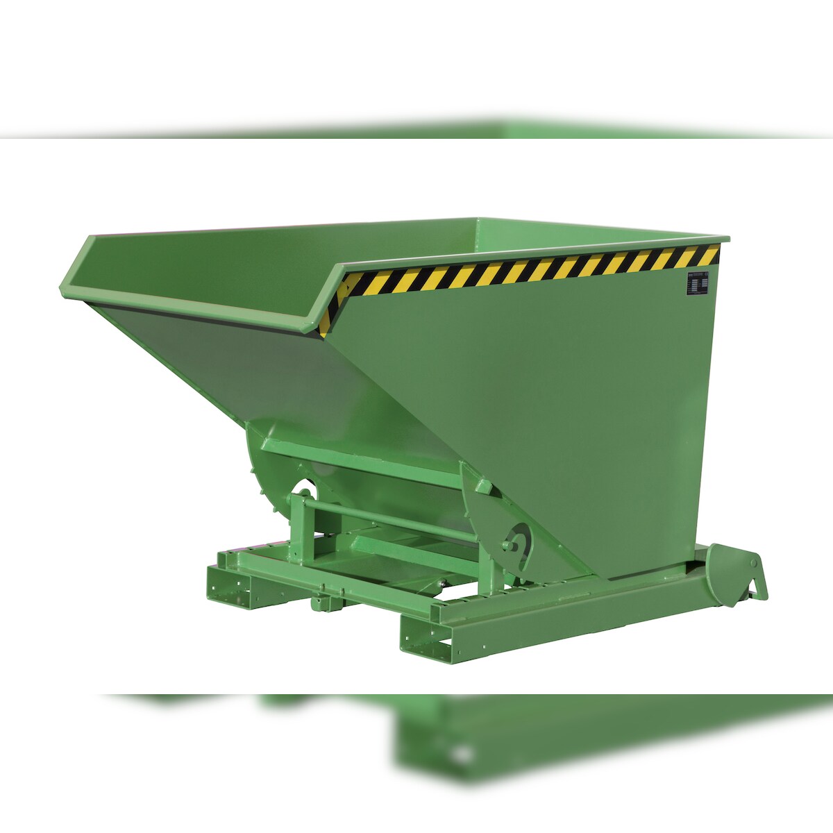 Bauer Automatischer Kippbehälter 4A 1200 lackiert RAL6011 Resedagrün Stapler Image
