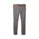 TOM TAILOR DENIM Herren Chino Hose mit Gürtel, grau, Gr. 30/32