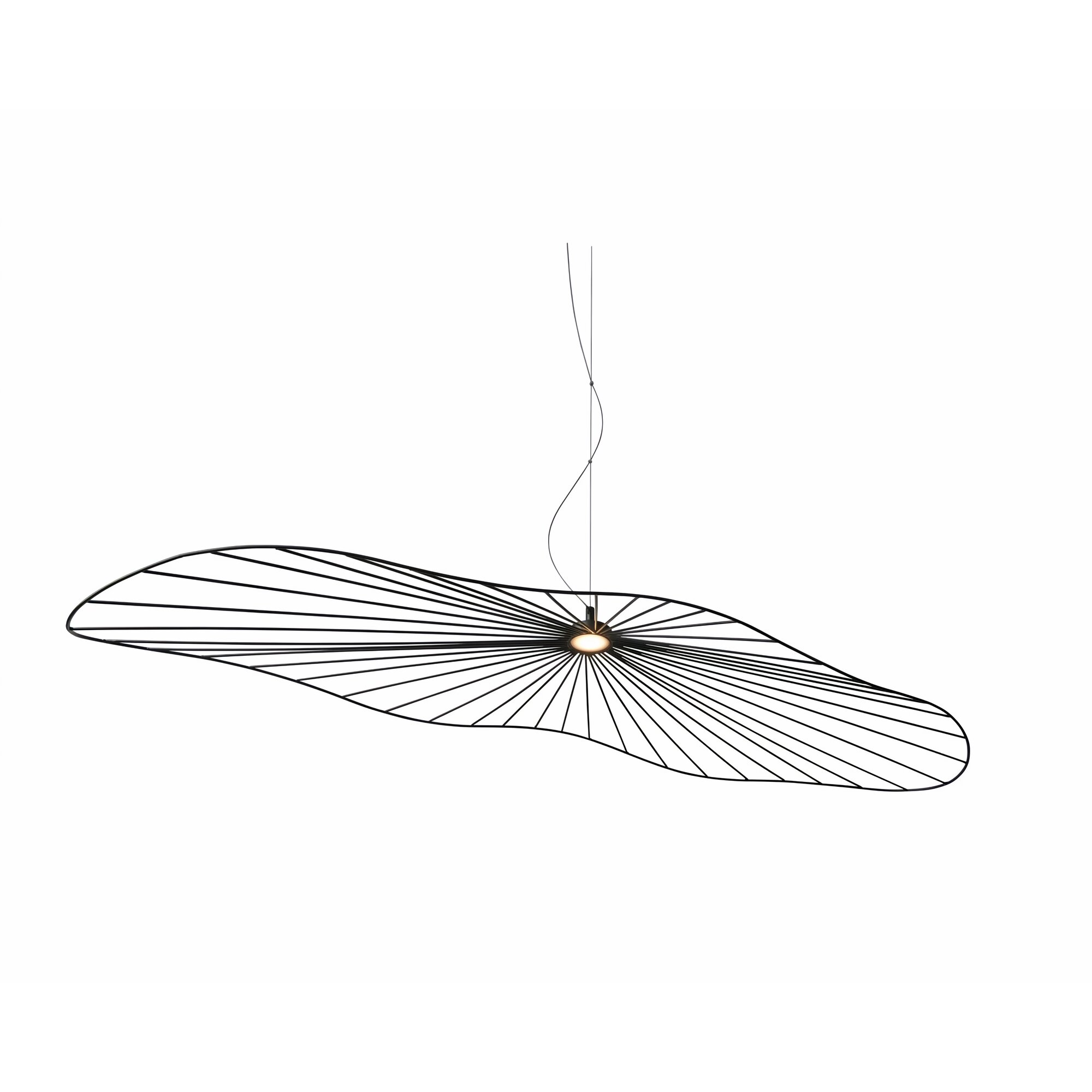 Sompex »Mesh Oval« Pendelleuchte Ø 110x150cm / schwarz
